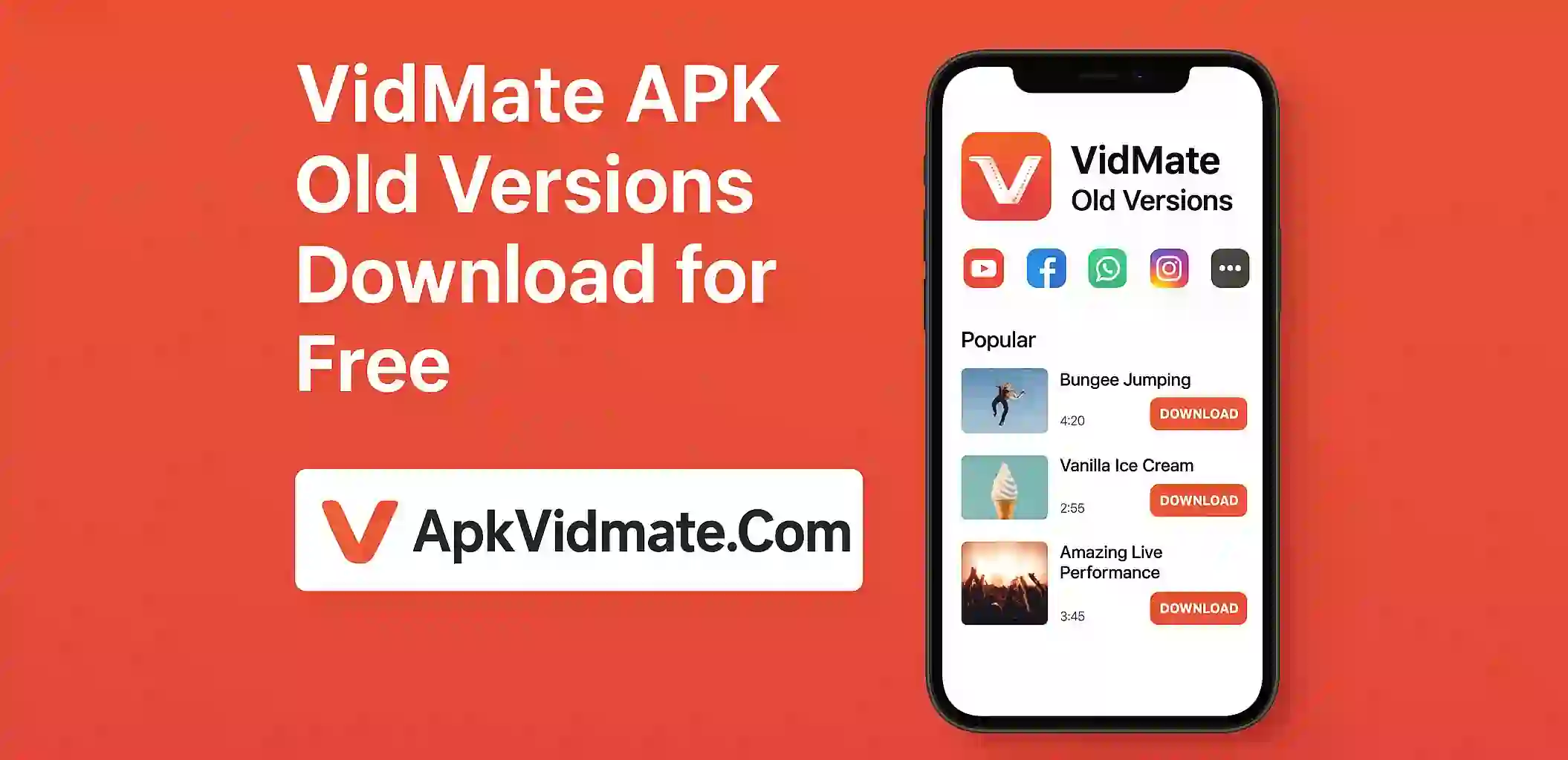 VidMate APK Old Versions Download for Free